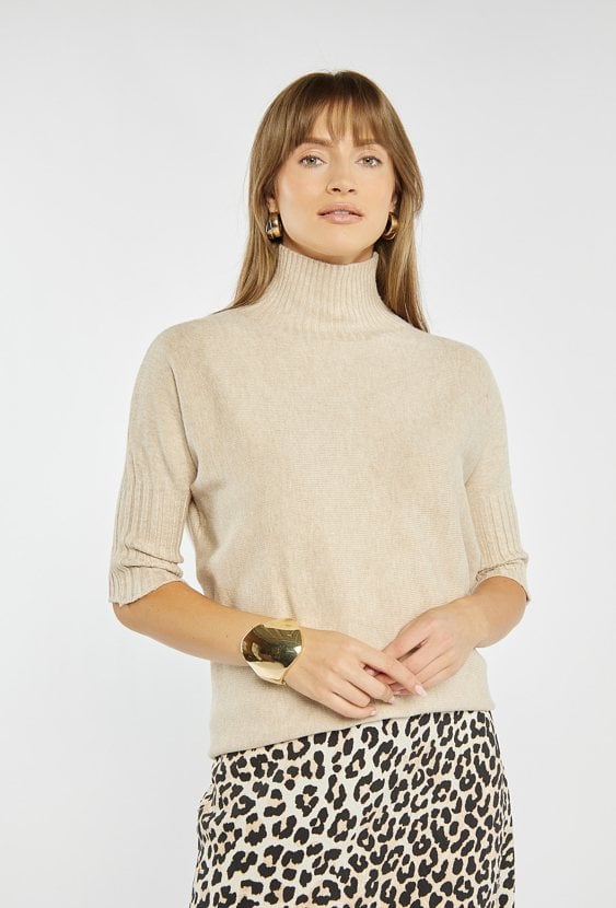 Sweter damski z golfem