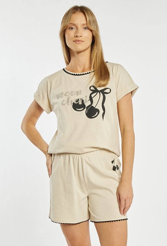 Spodenki od piżamy z wzorem