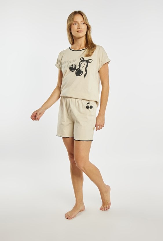 Spodenki od piżamy z wzorem