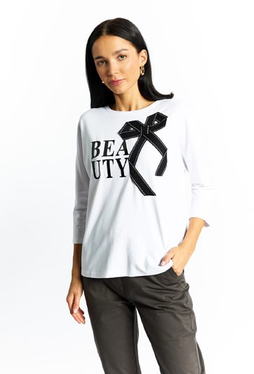 Dzianinowa bluzka damska