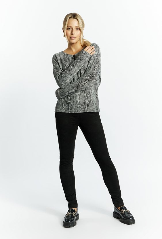 Bluzka damska ze zwierzęcym motywem