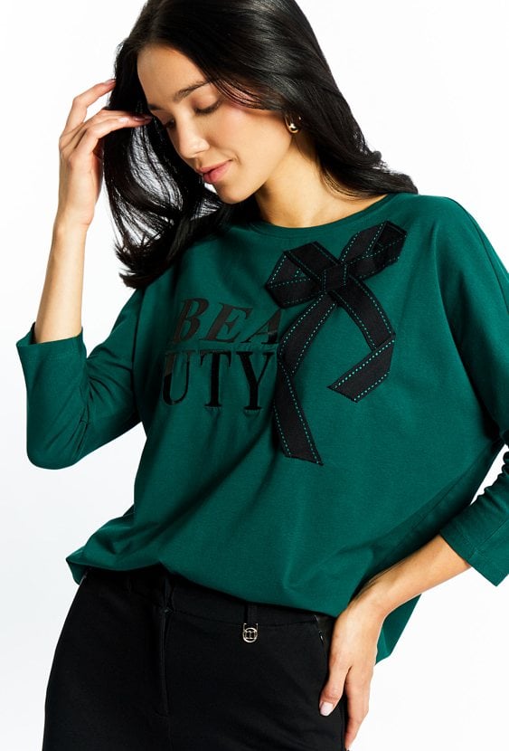 Dzianinowa bluzka damska