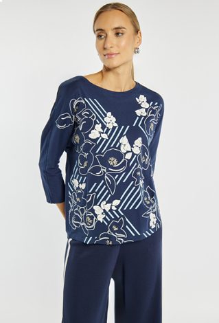 T-shirt damski z wzorem