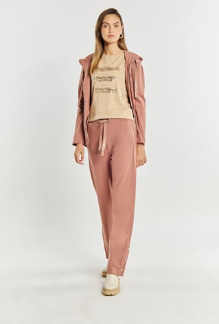 Spodnie damskie z rozcięciami