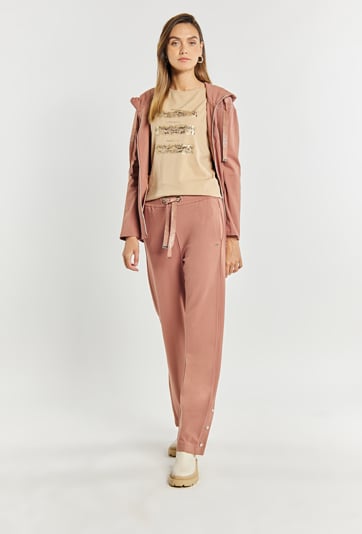 Spodnie damskie z rozcięciami