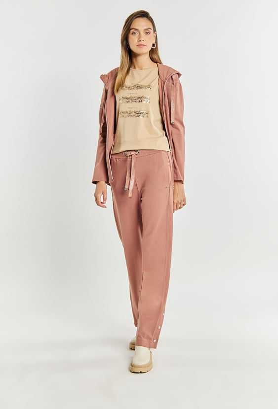 Spodnie damskie z rozcięciami