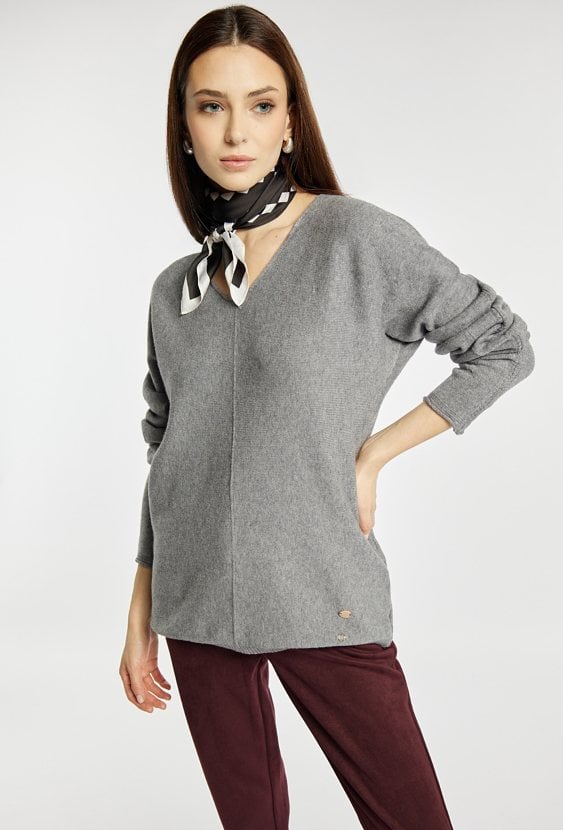 Sweter damski z wiskozą