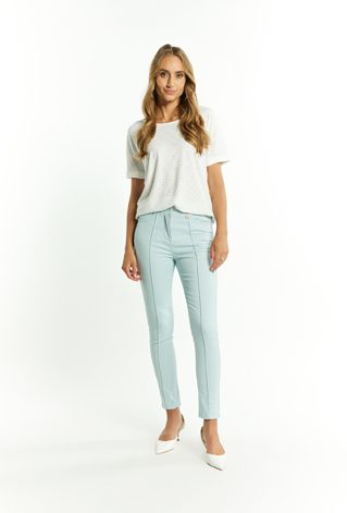 Materiałowe spodnie damskie