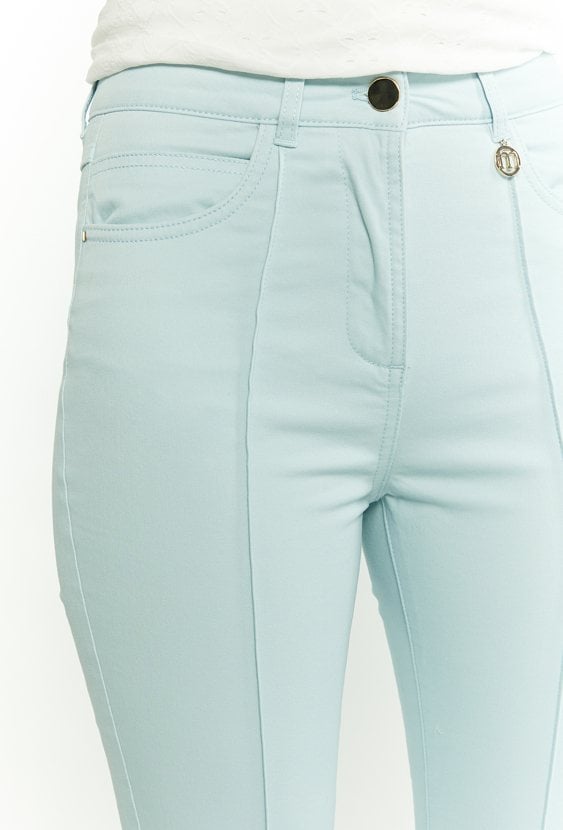 Materiałowe spodnie damskie