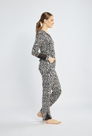 Wzorzyste spodnie od piżamy