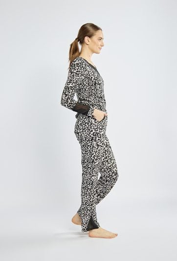 Wzorzyste spodnie od piżamy