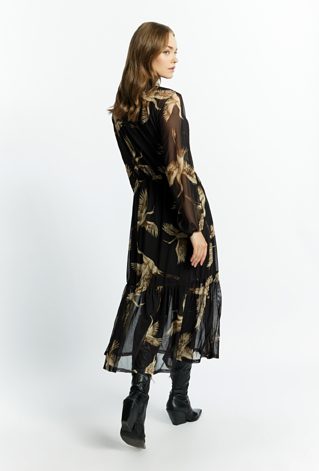 Sukienka maxi z wzorem