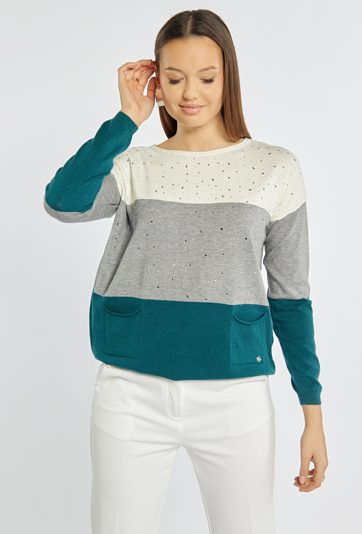Sweter z połyskiem