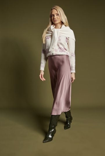 Elegancka spódnica midi
