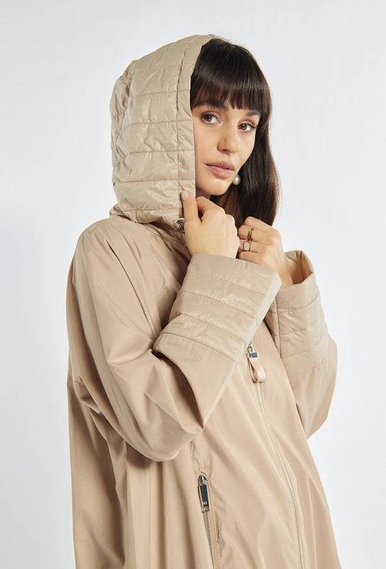 Luźna parka damska