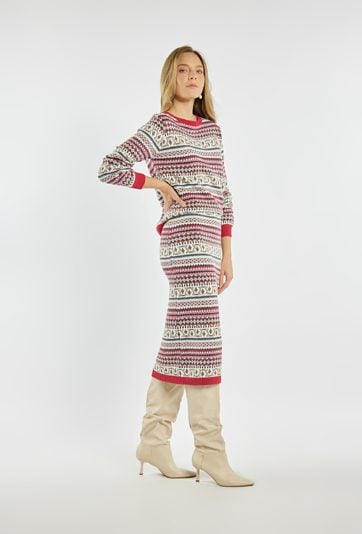 Spódnica z zimowym motywem