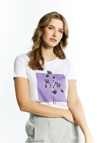 T-shirt damski z nadrukiem