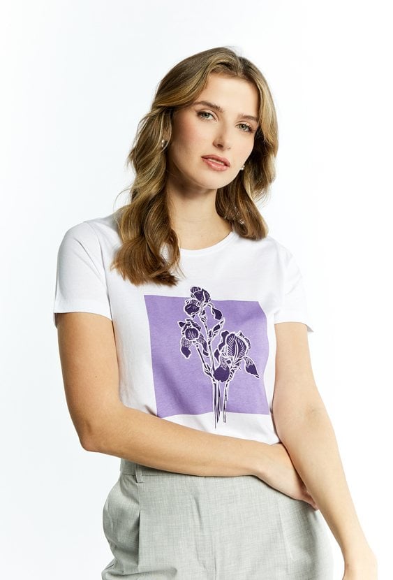 T-shirt damski z nadrukiem