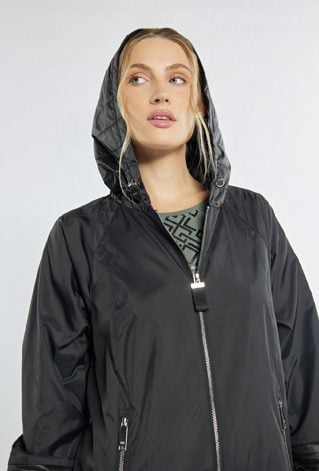Luźna parka damska