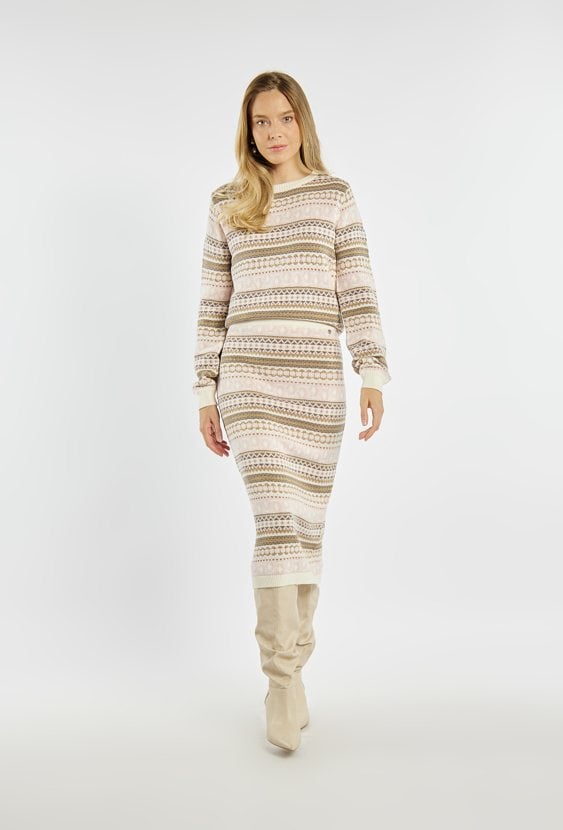 Spódnica z zimowym motywem