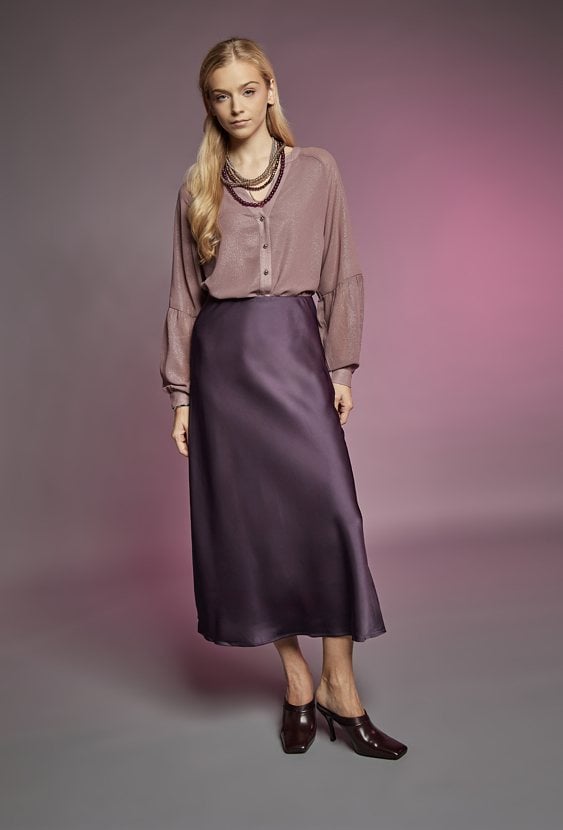Elegancka spódnica midi