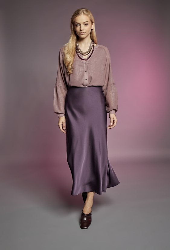 Elegancka spódnica midi