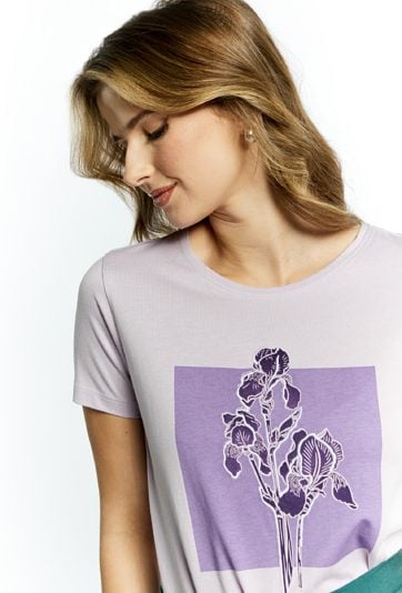 T-shirt damski z nadrukiem