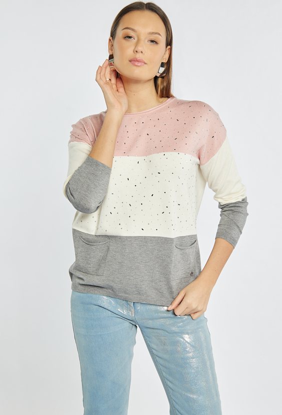Sweter z połyskiem