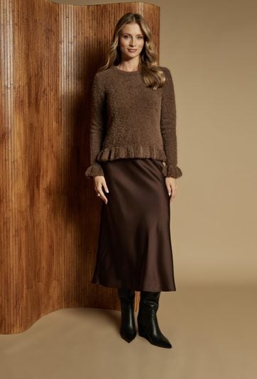 Elegancka spódnica midi