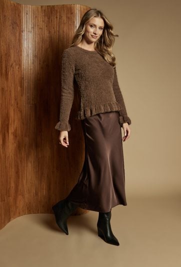 Elegancka spódnica midi