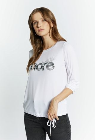 T-shirt damski z napisem