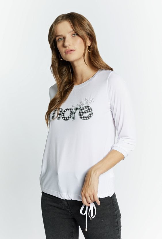 T-shirt damski z napisem