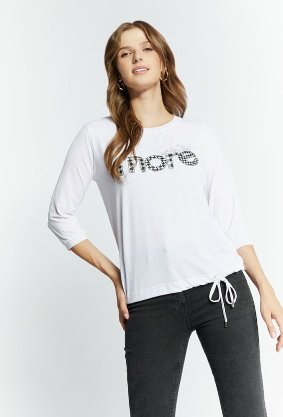 T-shirt damski z napisem