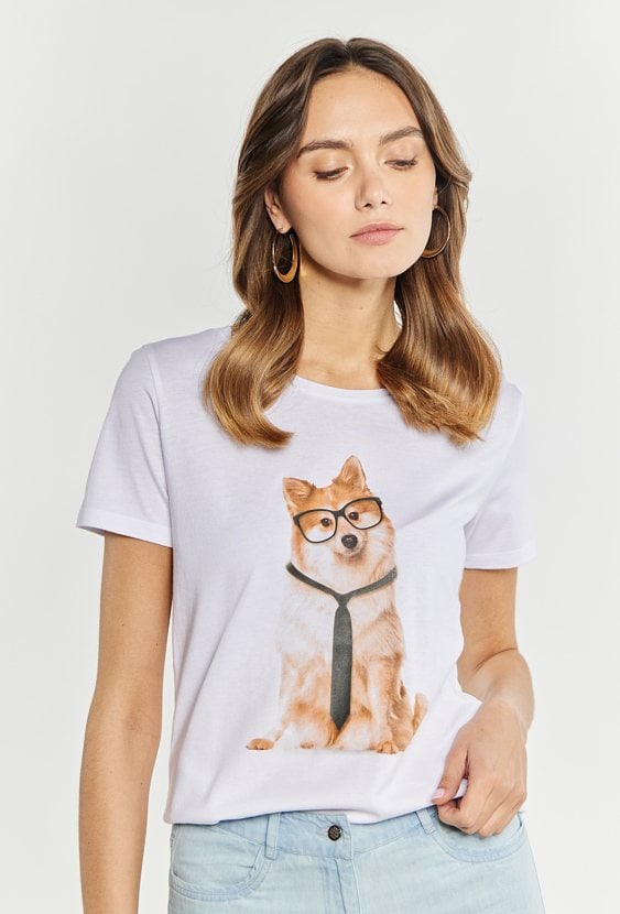 T-shirt damski z nadrukiem