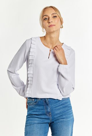 Elegancka bluzka damska z falbankami