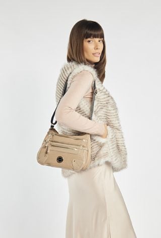 Torebka damska z delikatnym wzorem