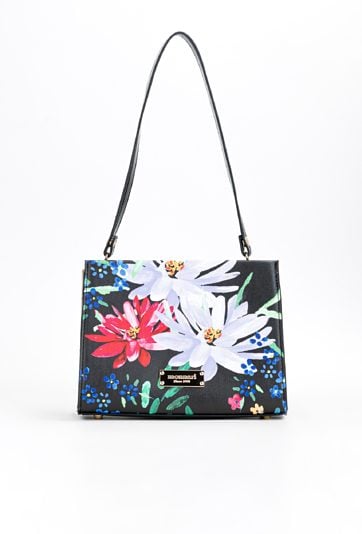Torba damska z kwiecistym wzorem