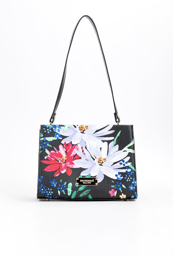 Torba damska z kwiecistym wzorem