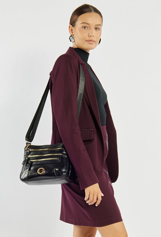 Torebka damska z delikatnym wzorem