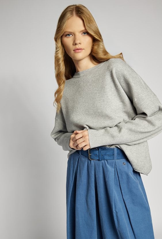 Sweter damski z modalem i wiskozą