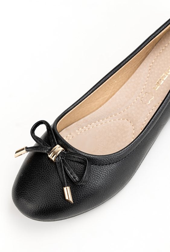 Czarne baleriny GATTO