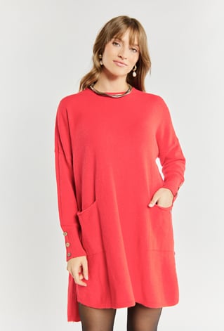 Swetrowa sukienka damska