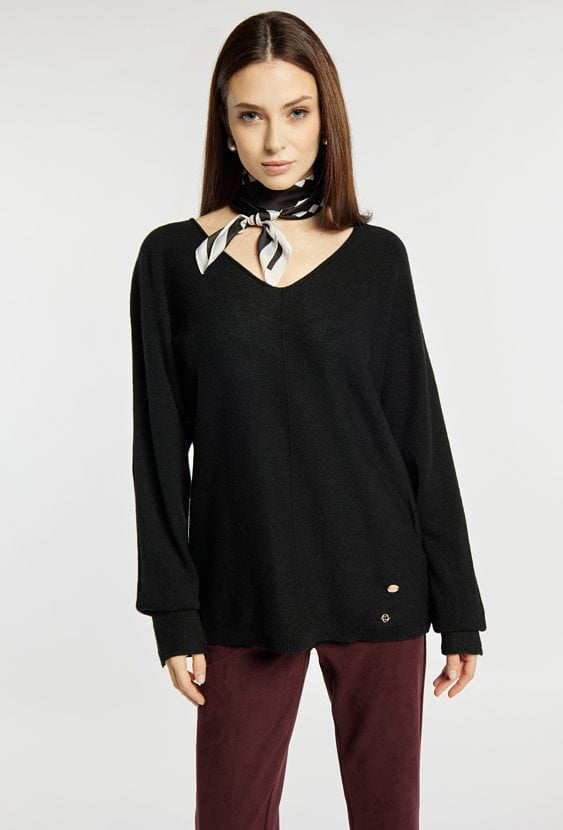 Sweter damski z wiskozą