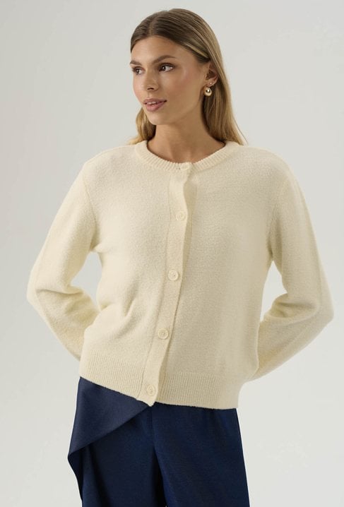 Miękki kardigan z dodatkiem wiskozy