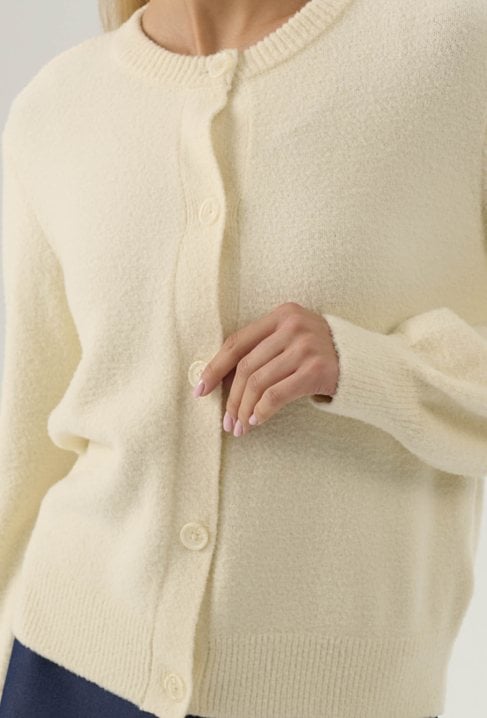 Miękki kardigan z dodatkiem wiskozy