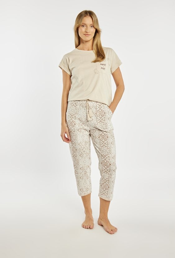 Spodnie od piżam z wzorem