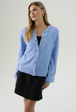 Miękki kardigan z dodatkiem wiskozy