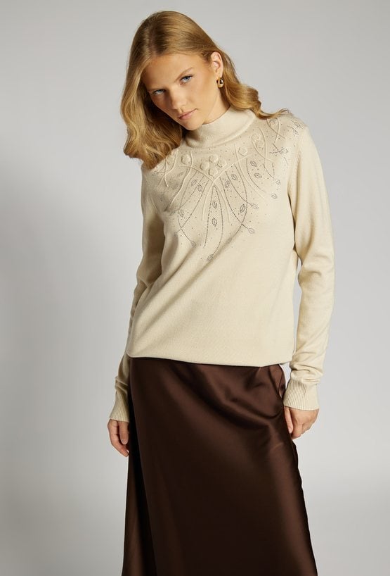 Sweter damski z wiskozą
