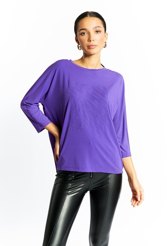 Dzianinowa bluzka damska