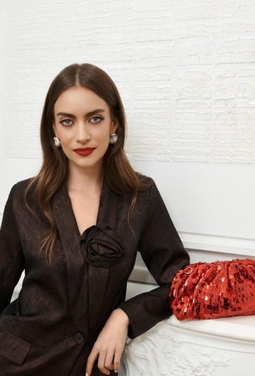 Mała cekinowa torebka